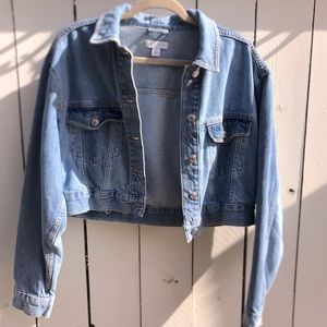 Topshop Cropped Jean Jacked